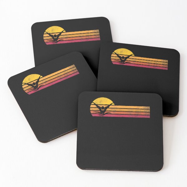 Artikelvorschau, Vintage Schwimmer-Silhouette im Retro-Stil – Geschenk aus den 90ern entworfen und verkauft von Cheesymatiion.