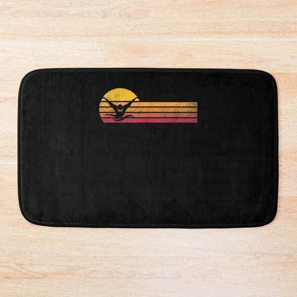 Item preview, Vintage Swimming Silhouette Retro Swimmer 90s Gift designed and sold by Cheesymatiion.