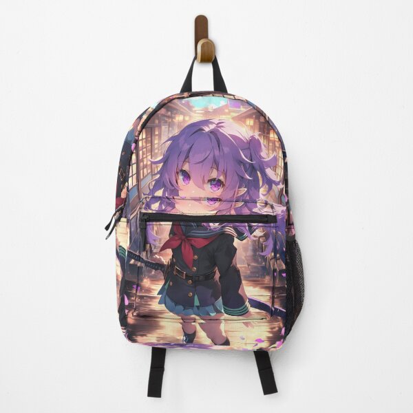 Item preview, Hiiragi Shinoa Seraph Of The End Cherry Blossom Chibi Kawaii designed and sold by TanglenRabbit.