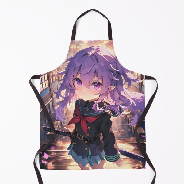 Item preview, Hiiragi Shinoa Seraph Of The End Cherry Blossom Chibi Kawaii designed and sold by TanglenRabbit.