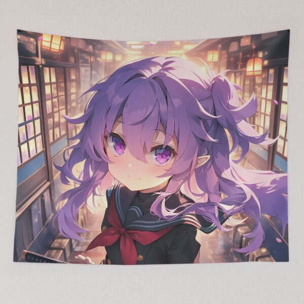 Item preview, Hiiragi Shinoa Seraph Of The End Cherry Blossom Chibi Kawaii designed and sold by TanglenRabbit.