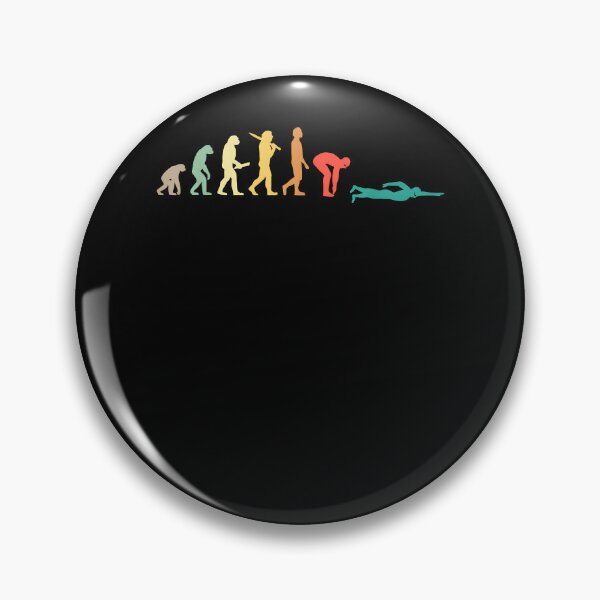 Item preview, Retro Swimming Evolution Gift for Swimmers designed and sold by Cheesymatiion.