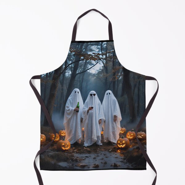 Item preview, Funny Halloween Wine Party with Ghost Trio in Foggy Forest designed and sold by Project X Design.