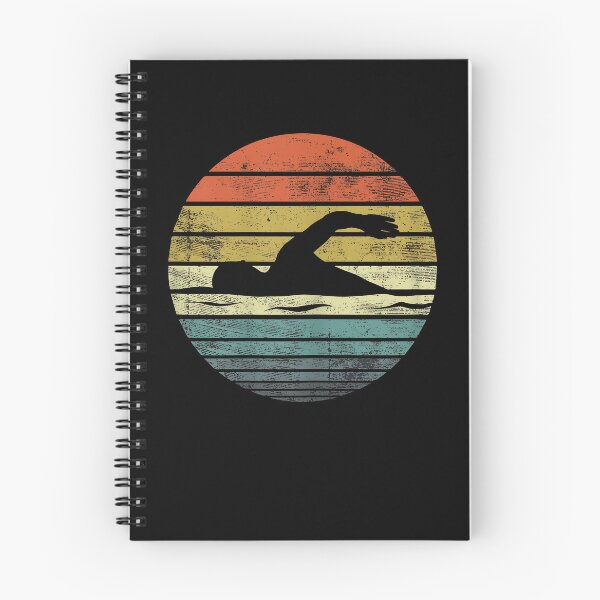 Item preview, Swimmer Gifts Funny Retro Vintage Sunset Swim Coach Swimming designed and sold by Cheesymatiion.