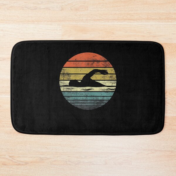 Item preview, Swimmer Gifts Funny Retro Vintage Sunset Swim Coach Swimming designed and sold by Cheesymatiion.