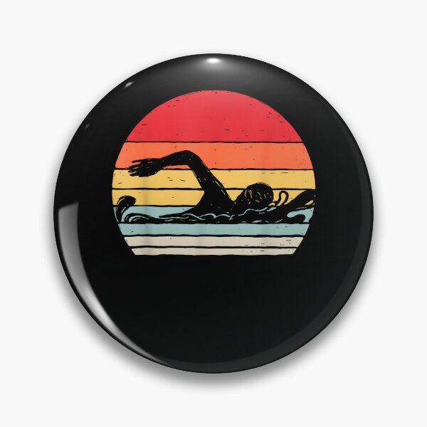 Item preview, Vintage Retro Swimming Shirt Swimmer Gift designed and sold by Cheesymatiion.