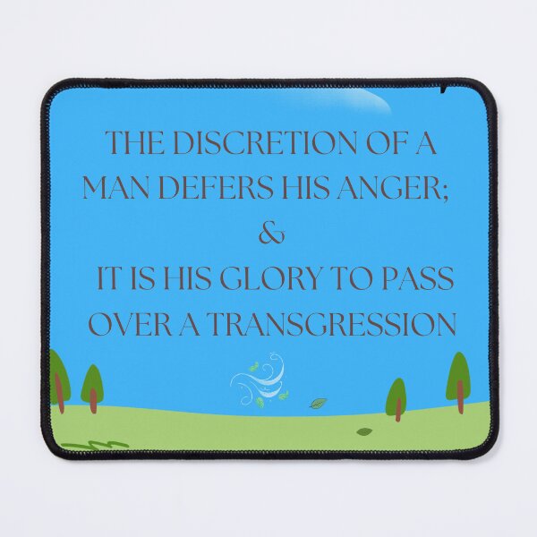 Item preview, Proverbs 19:11 designed and sold by Undonemadenew.