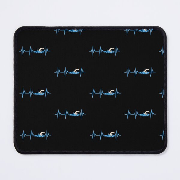 Item preview, Swimmer Heartbeat Fun Swimming Swim Coach Men Women Graphic designed and sold by Cheesymatiion.