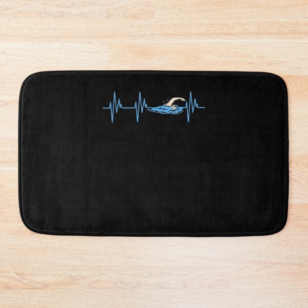 Item preview, Swimmer Heartbeat Fun Swimming Swim Coach Men Women Graphic designed and sold by Cheesymatiion.