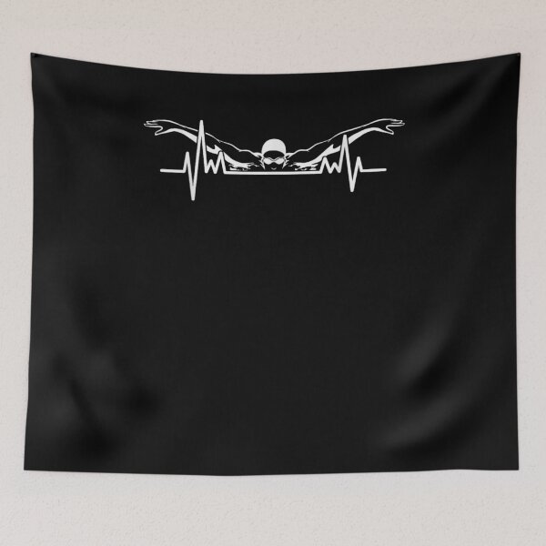 Item preview, Swimming Heartbeat Swim Team Swimmer Women Girls designed and sold by Cheesymatiion.