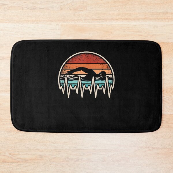 Item preview, Funny Swimming Heartbeat Retro Swim Swimmer Men Women designed and sold by Cheesymatiion.