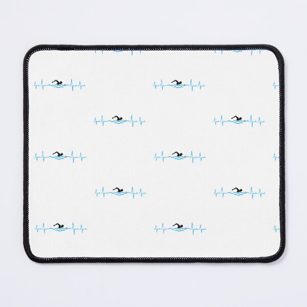 Item preview, Swimming Heartbeat Funny Swimmer Swim Coach Player Graphic designed and sold by Cheesymatiion.