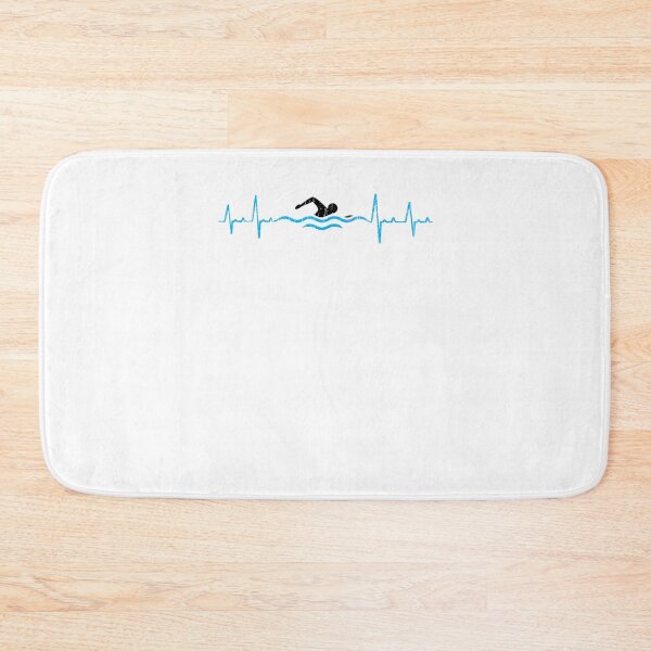 Item preview, Swimming Heartbeat Funny Swimmer Swim Coach Player Graphic designed and sold by Cheesymatiion.