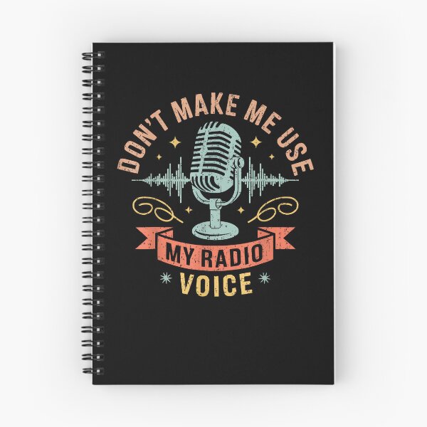 Item preview, Vintage Don't Force Me to Use My Radio Voice Funny Sarcastic designed and sold by Cheesymatiion.