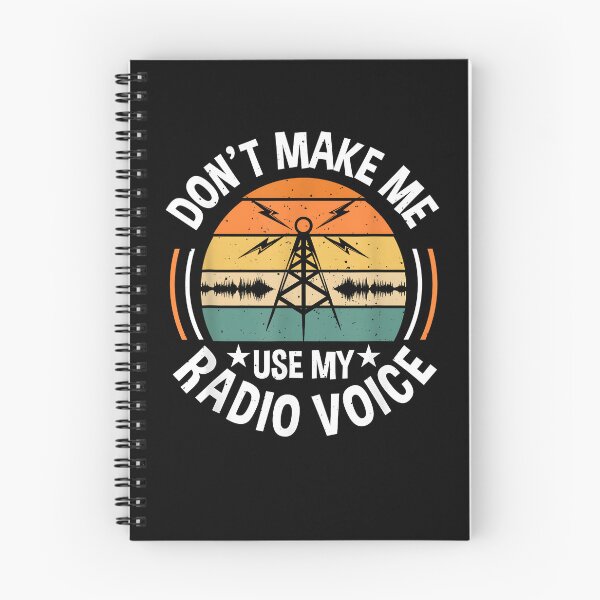 Item preview, Don't Make Me Use My Radio Voice Retro Ham Radio Enthusiast designed and sold by Cheesymatiion.