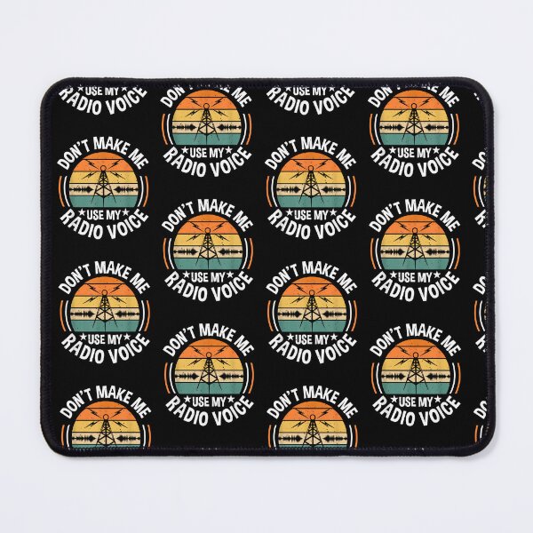 Item preview, Don't Make Me Use My Radio Voice Retro Ham Radio Enthusiast designed and sold by Cheesymatiion.