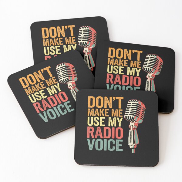 Item preview, Don't Make Me Use My Radio Voice Humor Vintage designed and sold by Cheesymatiion.