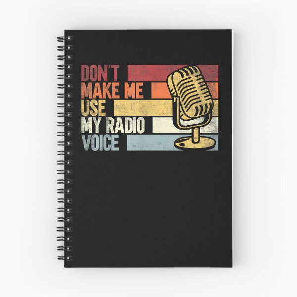 Item preview, Don't Make Me Use My Radio Voice. Funny Humorous Radio lover designed and sold by Cheesymatiion.