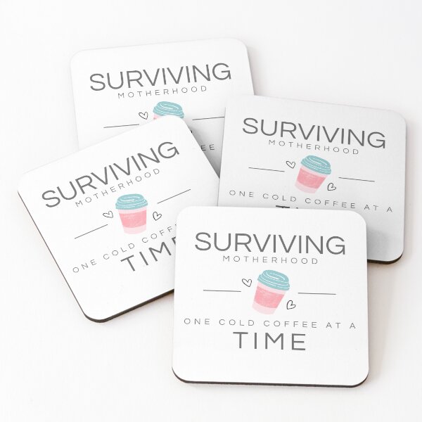 Item preview, Surviving Motherhood One Cold Coffee At A Time Busy Mama designed and sold by everydayplay108.