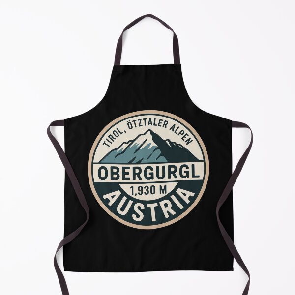 Item preview, Obergurgl Austria Alpine Mountain Vintage Badge designed and sold by Digital Art Works Hub.