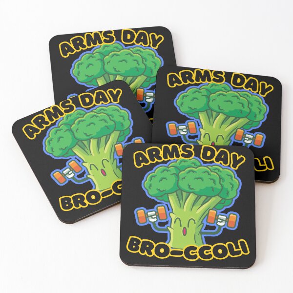 Item preview, Broccoli Arms Day Gains Broccoholi Pun designed and sold by The-Melon-Cart.