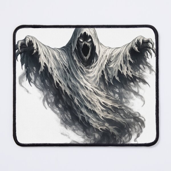Item preview, Terrifying Ghost Horror Sticker – Creepy Phantom Halloween Decal | Dark Spooky Ghost Aesthetic designed and sold by AestheticLoveArt.