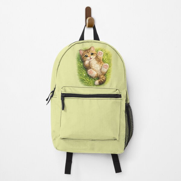 Item preview, cat rolling on the grass designed and sold by PasoaPaso2025.