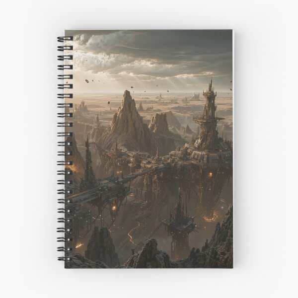 Item preview, Scrappunk Wasteland Horizon designed and sold by SynthRaccoon.