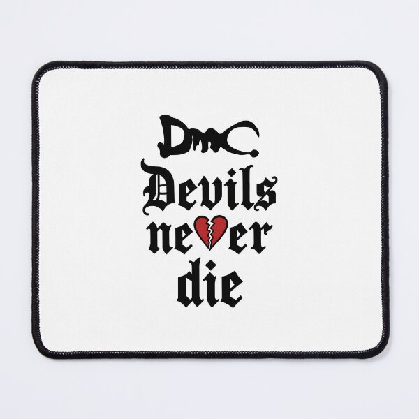 Item preview, DMC Devils Never Die - Devil May Cry Dante x Virgil Gamer Fan Design (black text version) designed and sold by SlightlyUnreal.