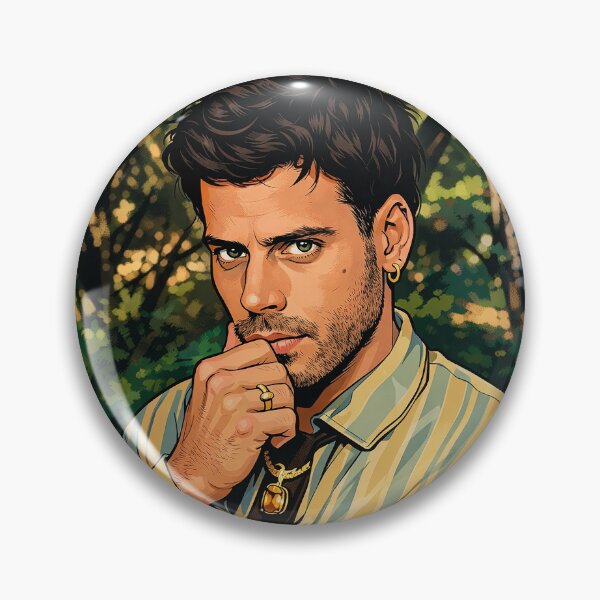 Item preview, François Arnaud, very chic, with a thoughtful expression (fan art) designed and sold by PopCultureAndStuff.