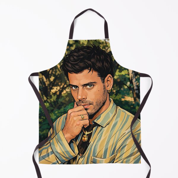 Item preview, François Arnaud, very chic, with a thoughtful expression (fan art) designed and sold by PopCultureAndStuff.