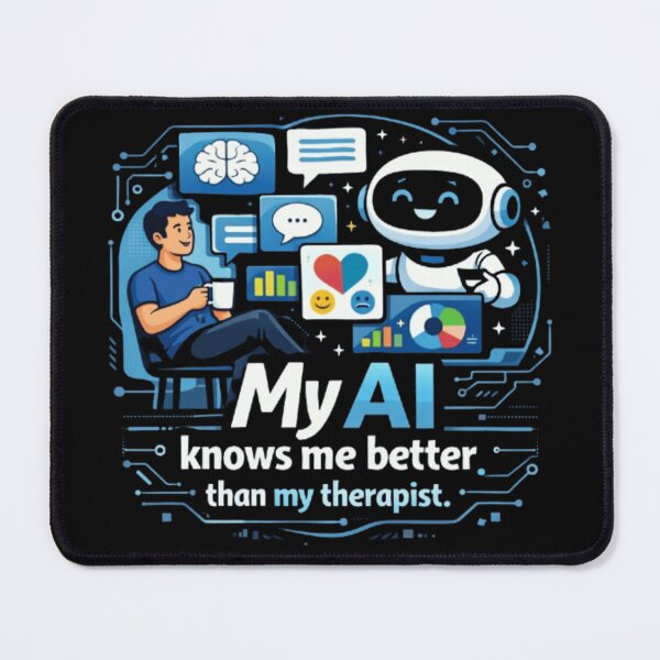 Item preview, My AI knows me better than my therapist designed and sold by Appventis.
