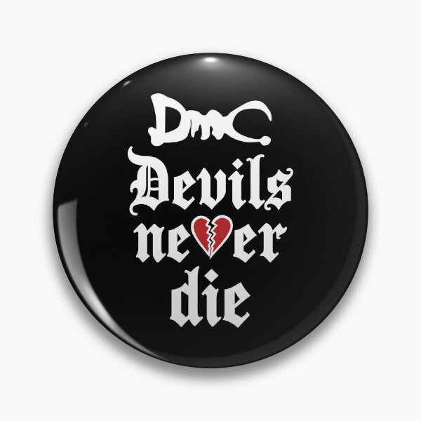 Item preview, DMC Devils Never Die - Devil May Cry Dante x Virgil Gamer Fan Design (white text version) designed and sold by SlightlyUnreal.