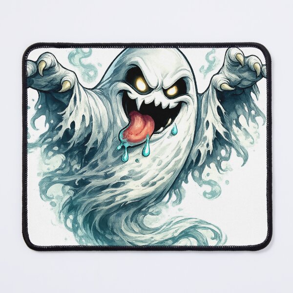 Item preview, Funny Creepy Ghost Sticker – Spooky Halloween Monster Cartoon Ghost Meme designed and sold by AestheticLoveArt.