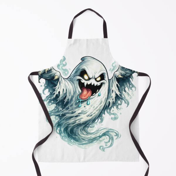 Item preview, Funny Creepy Ghost Sticker – Spooky Halloween Monster Cartoon Ghost Meme designed and sold by AestheticLoveArt.