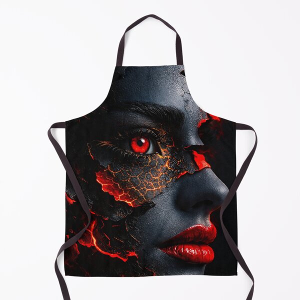 Item preview, Lava Vein Dark Fantasy Portrait designed and sold by Kaleidoscope Print.