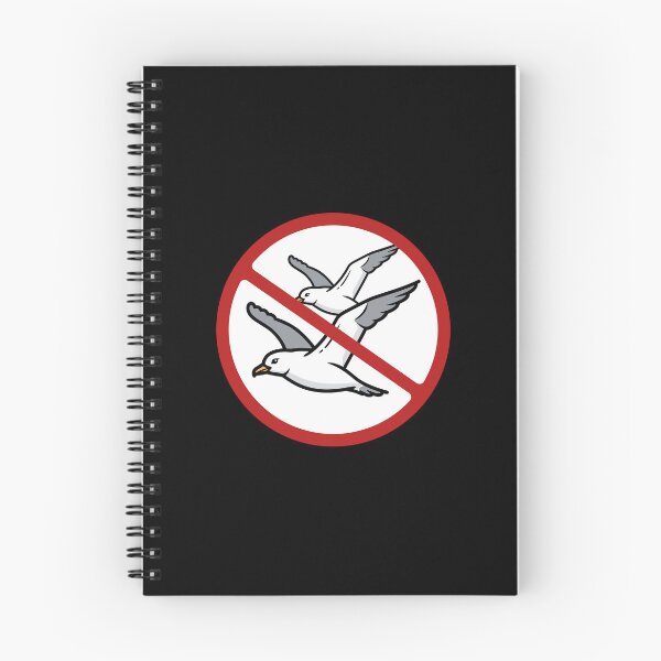Item preview, Prohibited Sign, Seagull Sign, Birds, Novelty Sign designed and sold by AASparksDesigns.