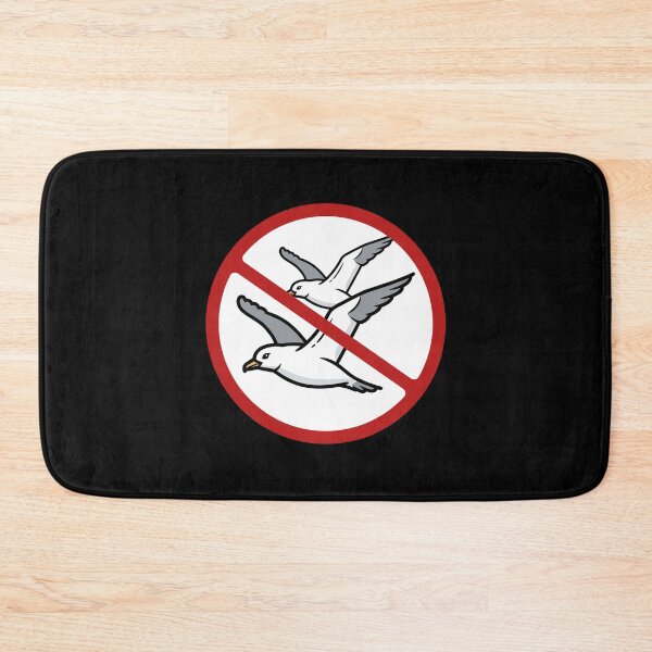 Item preview, Prohibited Sign, Seagull Sign, Birds, Novelty Sign designed and sold by AASparksDesigns.