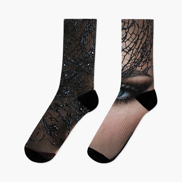Item preview, Black Lace Masquerade Gothic Portrait designed and sold by Kaleidoscope Print.