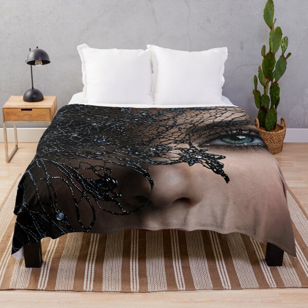 Item preview, Black Lace Masquerade Gothic Portrait designed and sold by Kaleidoscope Print.