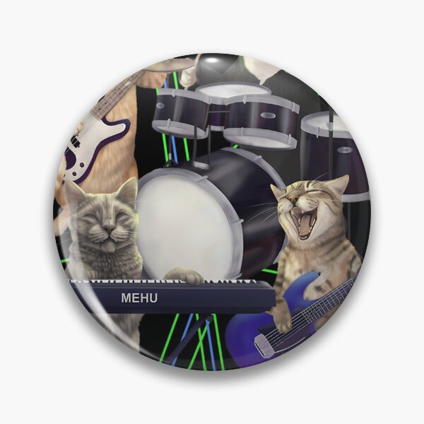 Item preview, Rock And Roll Cat Band designed and sold by Rawink.
