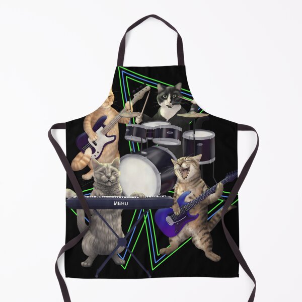 Item preview, Rock And Roll Cat Band designed and sold by Rawink.