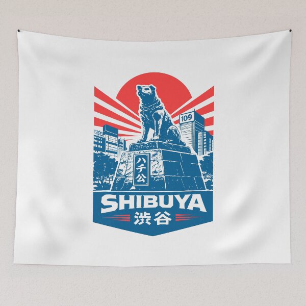 Item preview, Blue Shibuya poster designed and sold by OniricaDesign.