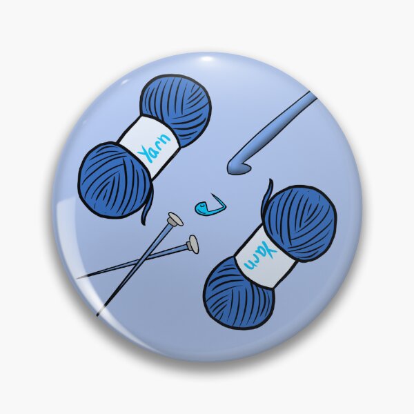 Item preview, Hooks and Needles (blue) designed and sold by Chaotic-Crochet.
