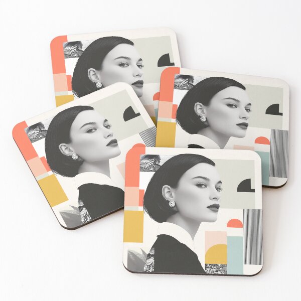 Item preview, Minimalist Fashion Collage Modern Aesthetic Style Art designed and sold by Mindrender.