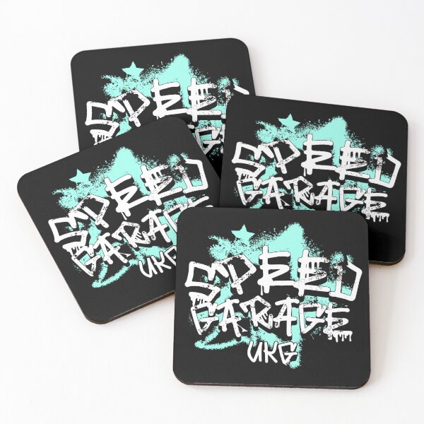 Item preview, SPEED GARAGE - UKG Street Graffiti Vibes (white) designed and sold by Discothreadz.