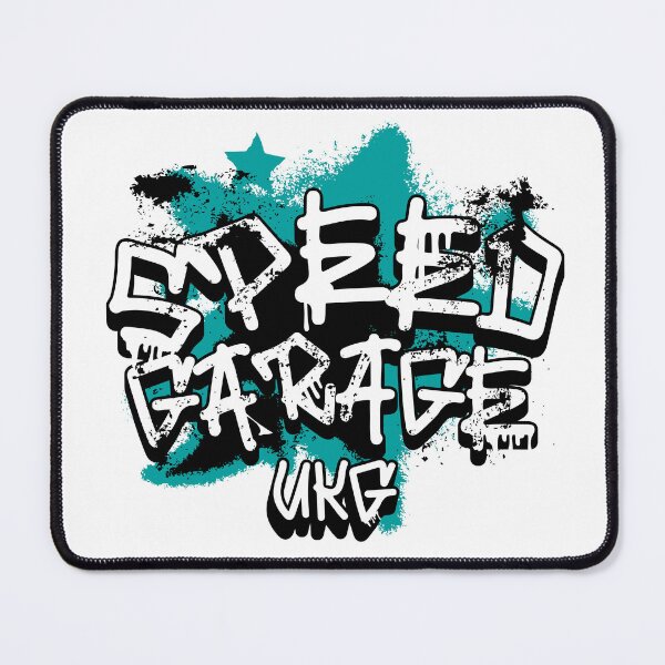 Item preview, SPEED GARAGE - UKG Street Graffiti Vibes (Black) designed and sold by Discothreadz.