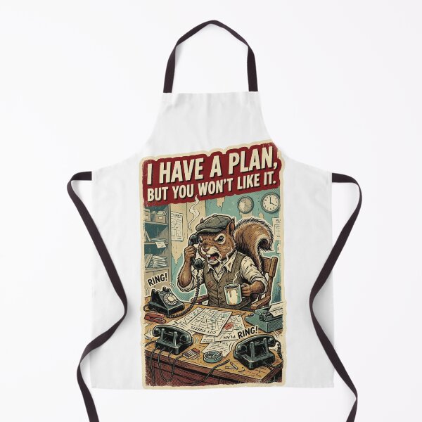 Item preview, Dispatch Dictator - Retro 1950s Logistics Squirrel designed and sold by HiruK.