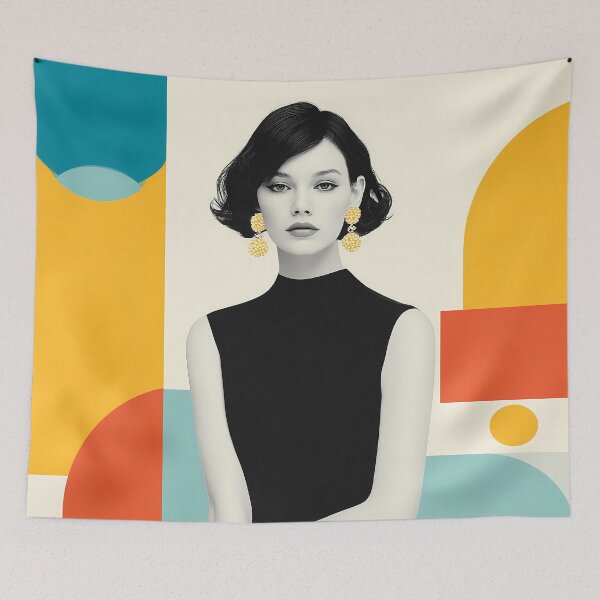 Item preview, Minimalist Fashion Collage Modern Aesthetic Style Art designed and sold by Mindrender.