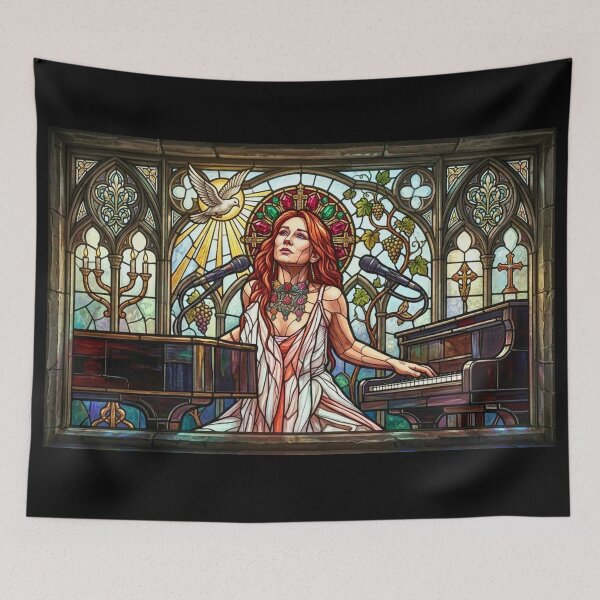 Item preview, TORI AMOS ~ Stained Glass Church Window designed and sold by TheLastGarden.